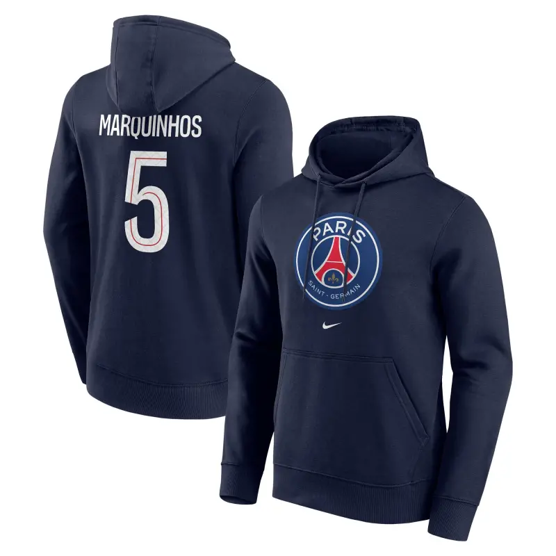 Collezione felpa-con-cappuccio-grafica-psg-nike-marquinhos-5-blu-navy-uomo-203293388-05 | Maglie Ufficiali Paris Saint Germain