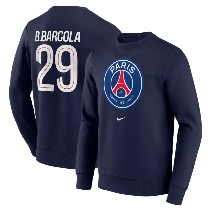 Collezione felpa-girocollo-con-grafica-psg-nike-barcola-29-blu-navy-uomo-203293378-29 | Maglie Ufficiali Paris Saint Germain