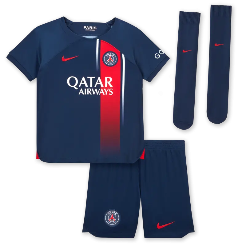 Collezione kit-da-stadio-nike-home-del-paris-saint-germain-2023-24-bambini-piccoli-13368133 | Maglie Ufficiali Paris Saint Germain