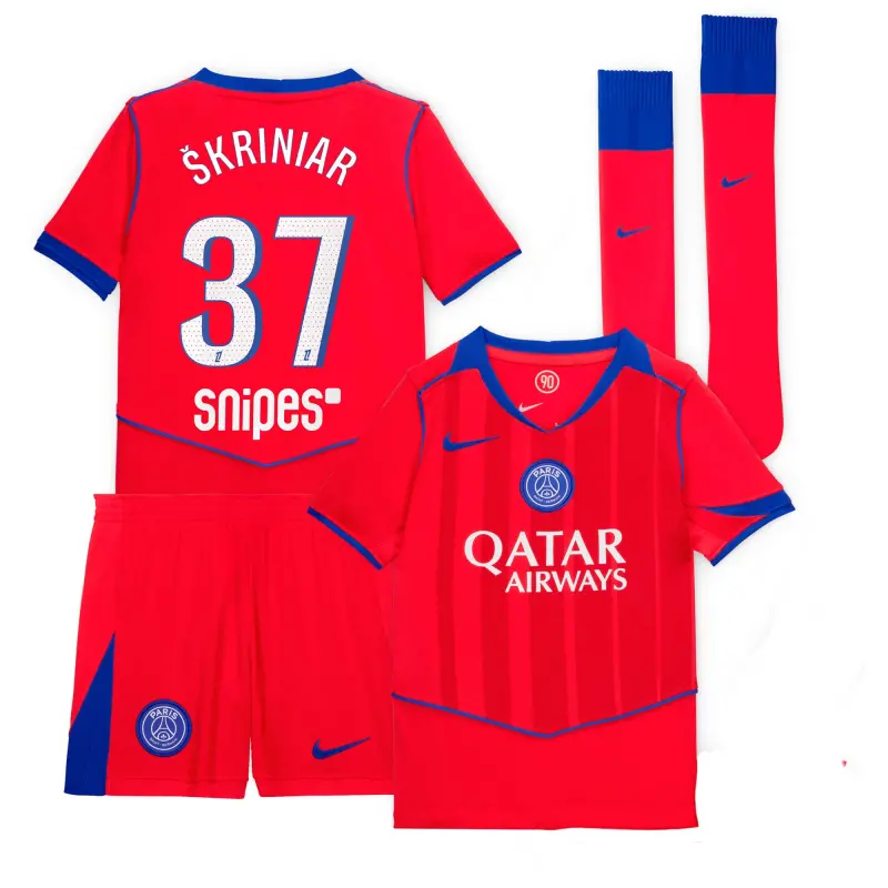 Collezione kit-da-stadio-nike-third-psg-2025-26-bambini-con-stampa-kriniar-37-203066311-37 | Maglie Ufficiali Paris Saint Germain