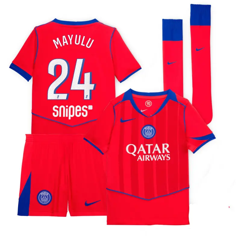 Collezione kit-da-stadio-nike-third-psg-2025-26-bambini-con-stampa-mayulu-24-203066234-24 | Maglie Ufficiali Paris Saint Germain