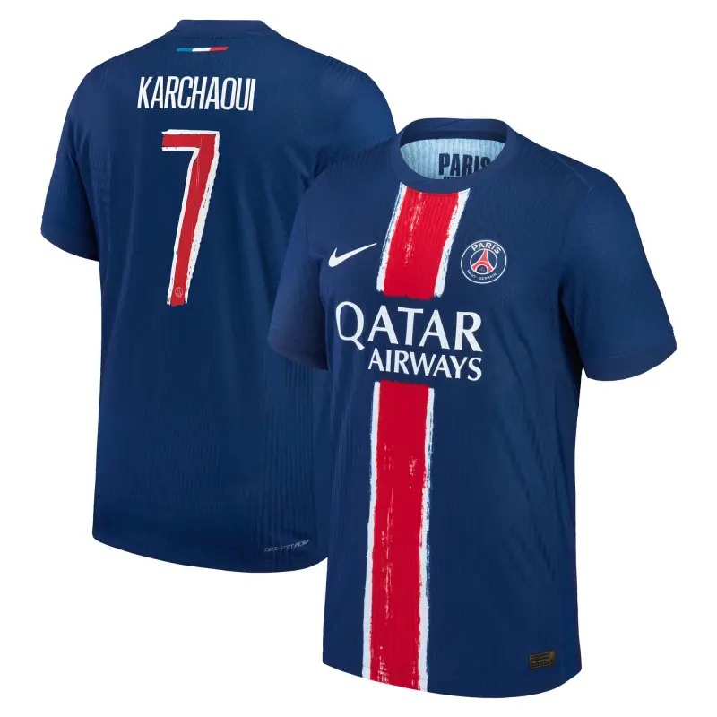 Collezione maglia-da-gara-psg-nike-dri-fit-adv-home-2024-25-con-stampa-karchaoui-7-201614078-karchaoui-7 | Maglie Ufficiali Paris Saint Germain