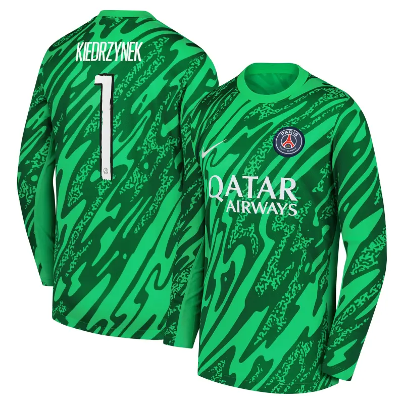 Collezione maglia-da-portiere-nike-stadium-del-psg-2024-25-bambini-con-stampa-kiedrzynek-1-202153187-01 | Maglie Ufficiali Paris Saint Germain