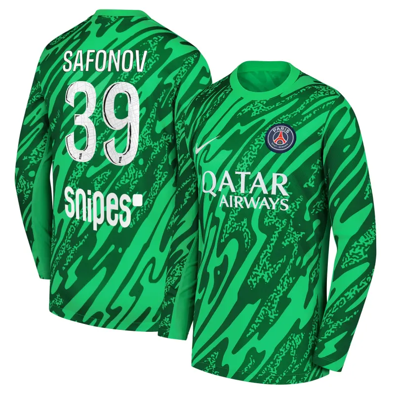Collezione maglia-da-portiere-nike-stadium-del-psg-2024-25-bambini-con-stampa-safonov-39-202153169-39 | Maglie Ufficiali Paris Saint Germain
