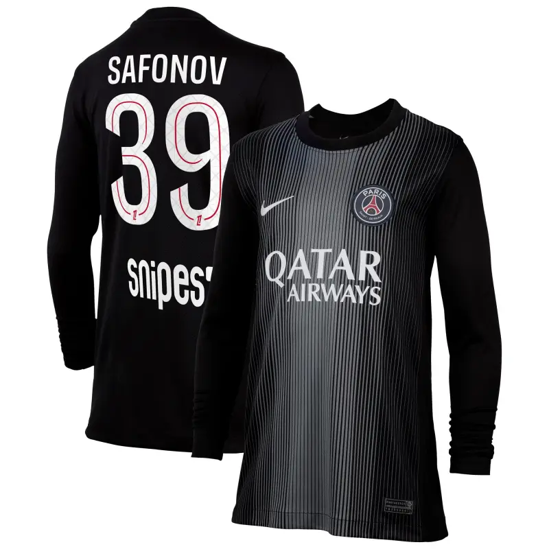 Collezione maglia-da-portiere-nike-stadium-del-psg-2025-26-bambini-con-stampa-safonov-39-203195569-39 | Maglie Ufficiali Paris Saint Germain