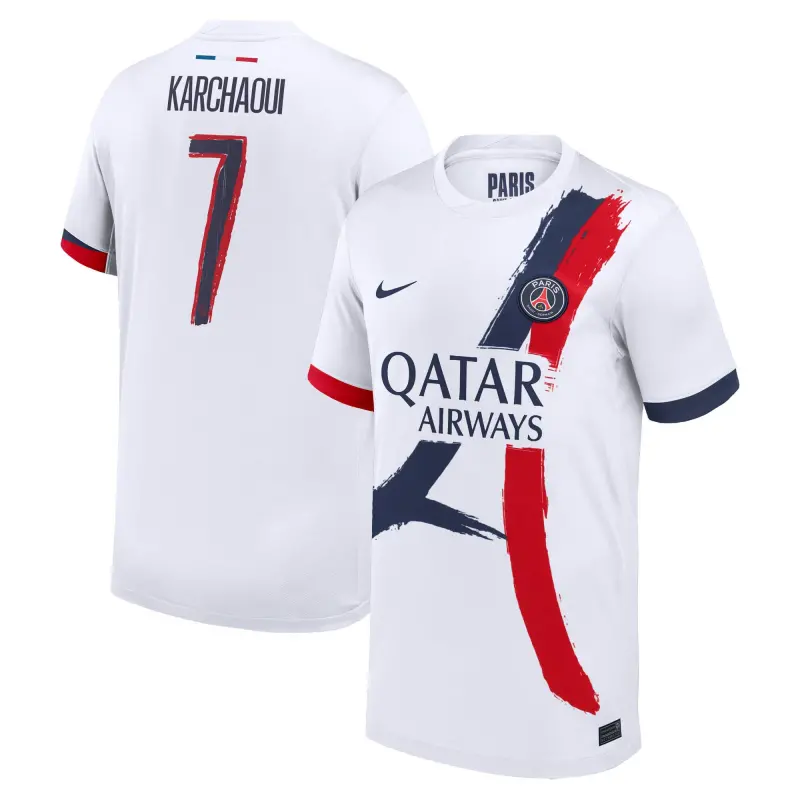 Collezione maglia-da-trasferta-nike-del-psg-2024-2025-bambini-con-stampa-karchaoui-7-202333248-karchaoui-7 | Maglie Ufficiali Paris Saint Germain
