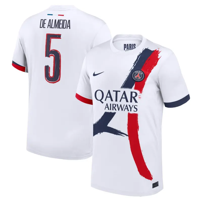 Collezione maglia-da-trasferta-nike-del-psg-2024-2025-con-stampa-de-almeida-5-202333317-05 | Maglie Ufficiali Paris Saint Germain