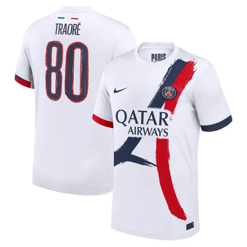 Collezione maglia-da-trasferta-nike-del-psg-2024-2025-con-stampa-traor-80-202333195-traore-80 | Maglie Ufficiali Paris Saint Germain