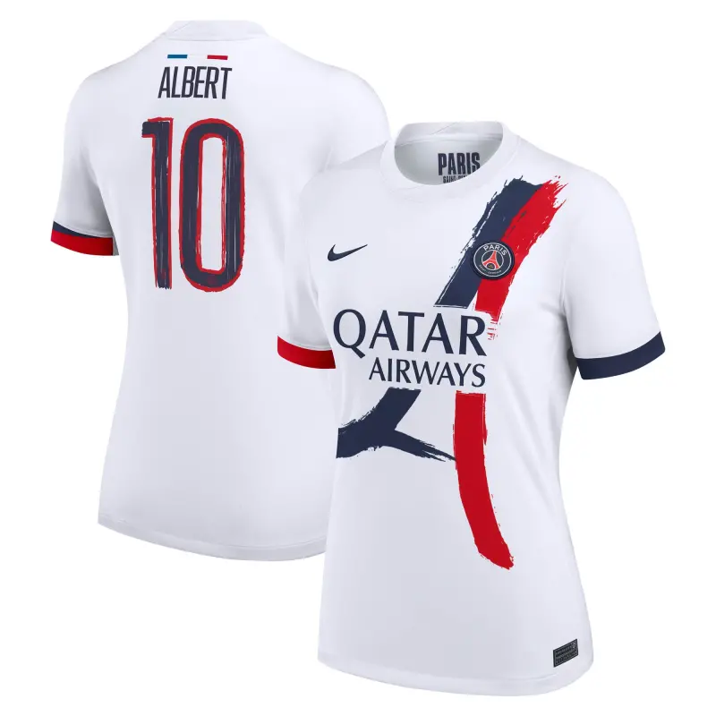 Collezione maglia-da-trasferta-nike-del-psg-2024-2025-donne-con-stampa-albert-10-202333318-10 | Maglie Ufficiali Paris Saint Germain