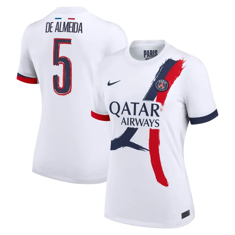 Collezione maglia-da-trasferta-nike-del-psg-2024-2025-donne-con-stampa-de-almeida-5-202333232-05 | Maglie Ufficiali Paris Saint Germain