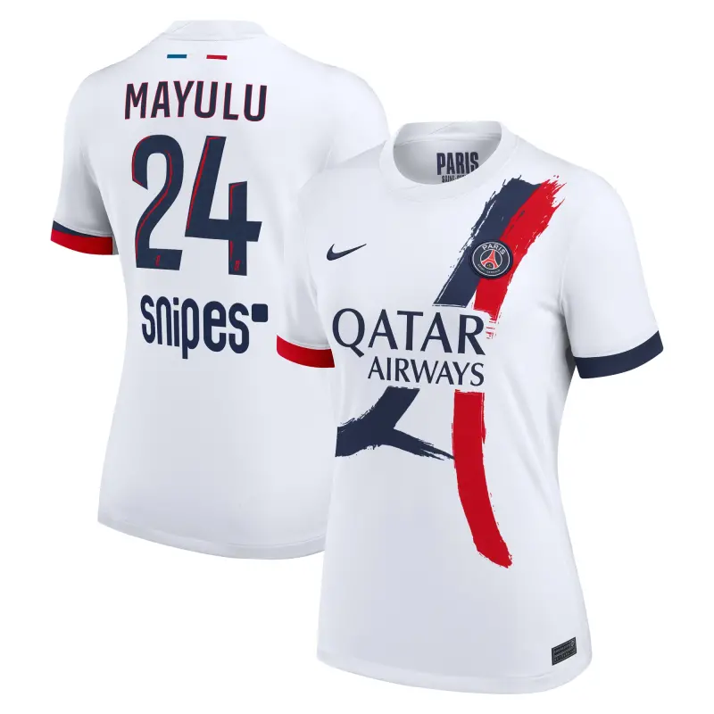 Collezione maglia-da-trasferta-nike-del-psg-2024-2025-donne-con-stampa-mayulu-24-202135459-mayulu-24 | Maglie Ufficiali Paris Saint Germain