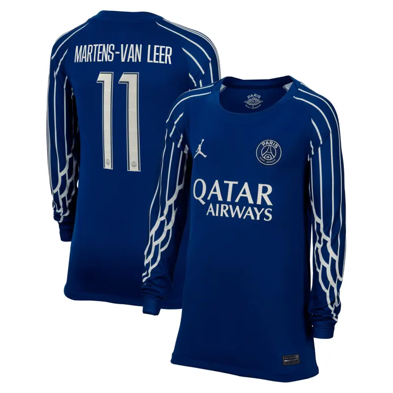 Collezione maglia-jordan-fourth-stadium-psg-2024-25-manica-lunga-bambini-con-stampa-martens-202709623-11 | Maglie Ufficiali Paris Saint Germain