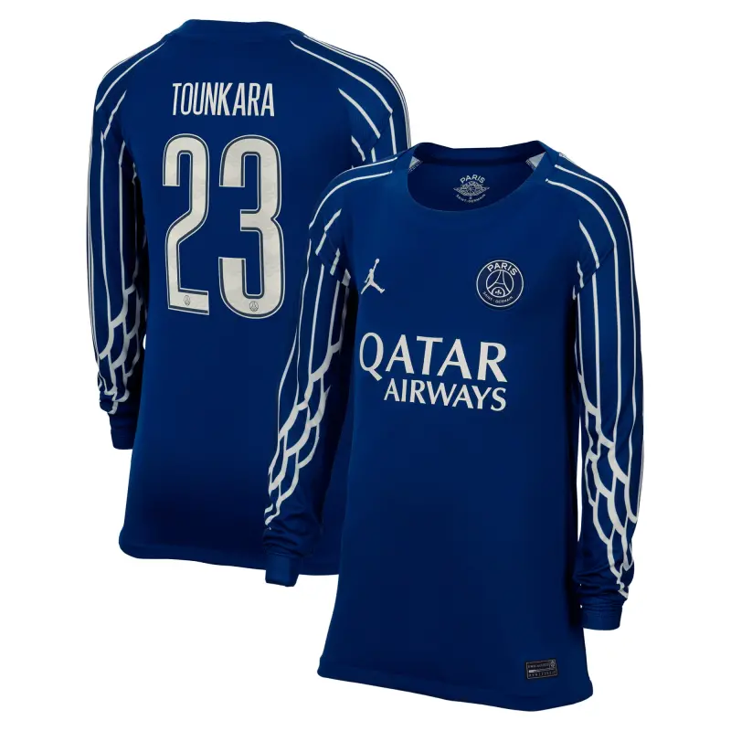 Collezione maglia-jordan-fourth-stadium-psg-2024-25-manica-lunga-bambini-con-stampa-tounkar-202709609-23 | Maglie Ufficiali Paris Saint Germain