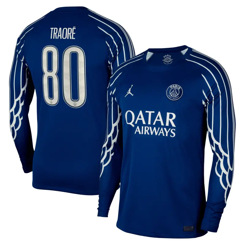 Collezione maglia-jordan-fourth-stadium-psg-2024-25-manica-lunga-con-stampa-traor-80-202709581-traore-80 | Maglie Ufficiali Paris Saint Germain