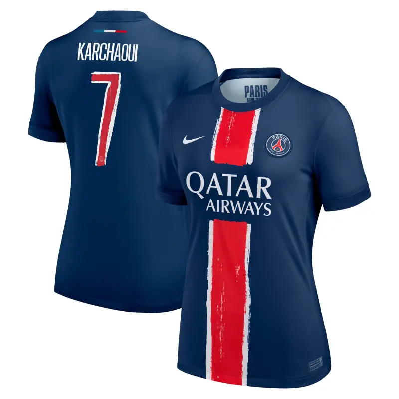 Collezione maglia-psg-nike-home-stadium-2024-25-donne-con-stampa-karchaoui-7-201614043-karchaoui-7 | Maglie Ufficiali Paris Saint Germain
