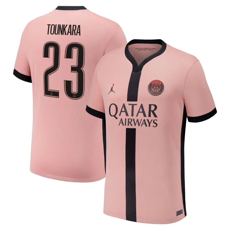 Collezione maglia-terzo-stadio-psg-jordan-2024-25-bambini-con-stampa-tounkara-23-202333367-23 | Maglie Ufficiali Paris Saint Germain