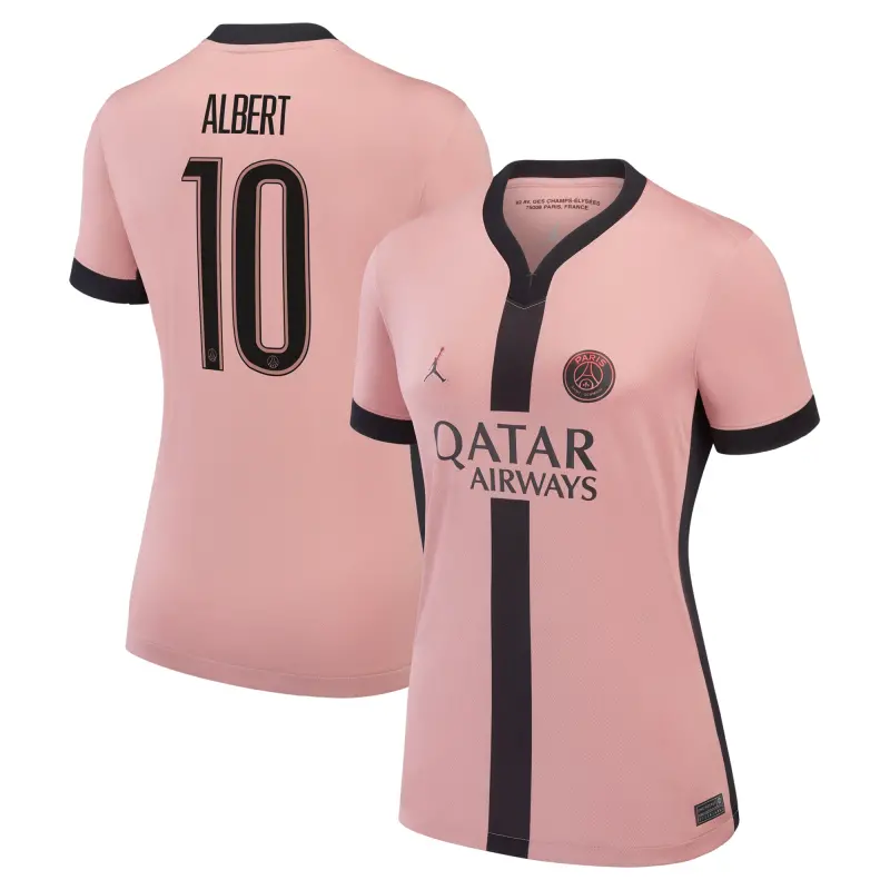 Collezione maglia-terzo-stadio-psg-jordan-2024-25-donne-con-stampa-albert-10-202333201-10 | Maglie Ufficiali Paris Saint Germain
