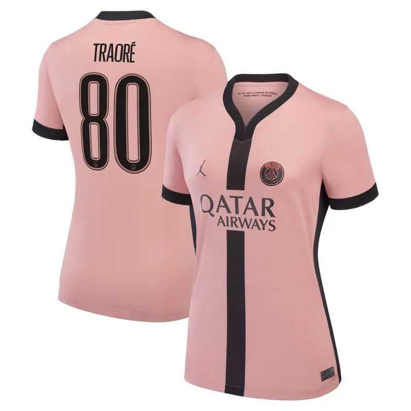 Collezione maglia-terzo-stadio-psg-jordan-2024-25-donne-con-stampa-traor-80-202333220-traore-80 | Maglie Ufficiali Paris Saint Germain