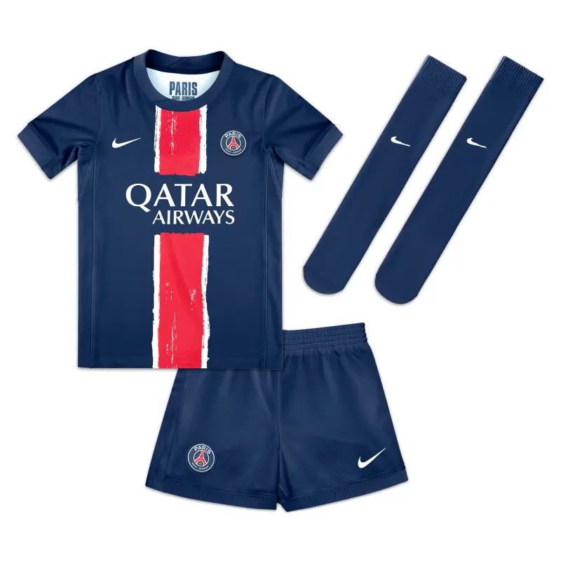 Collezione mini-divisa-home-psg-nike-2024-25-bambini-piccoli-con-stampa-mayulu-24-202135468 | Maglie Ufficiali Paris Saint Germain
