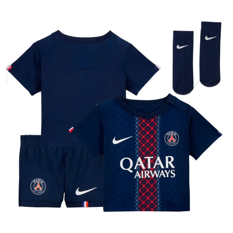 Collezione mini-kit-nike-home-stadium-psg-2025-26-neonatos-202333096 | Maglie Ufficiali Paris Saint Germain